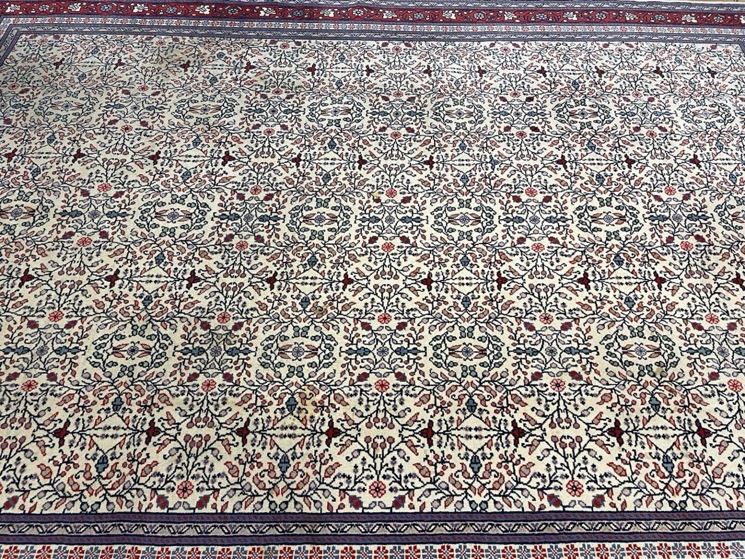 Orientteppich Indien 296 x 206 cm Schurwolle handgeknüpft
