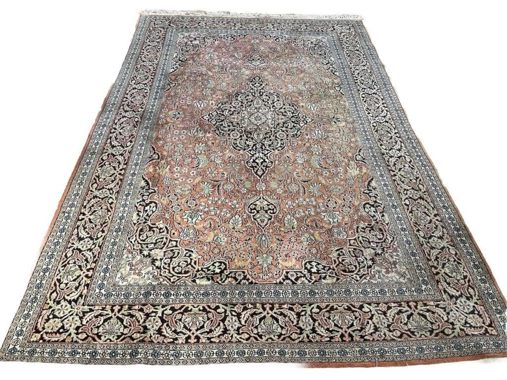 Orientteppich Kaschmir 280 x 180 cm Seide handgeknüpft