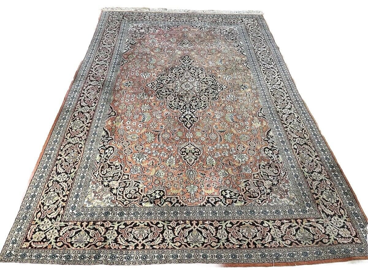 Orientteppich Kaschmir 280 x 180 cm Seide handgeknüpft