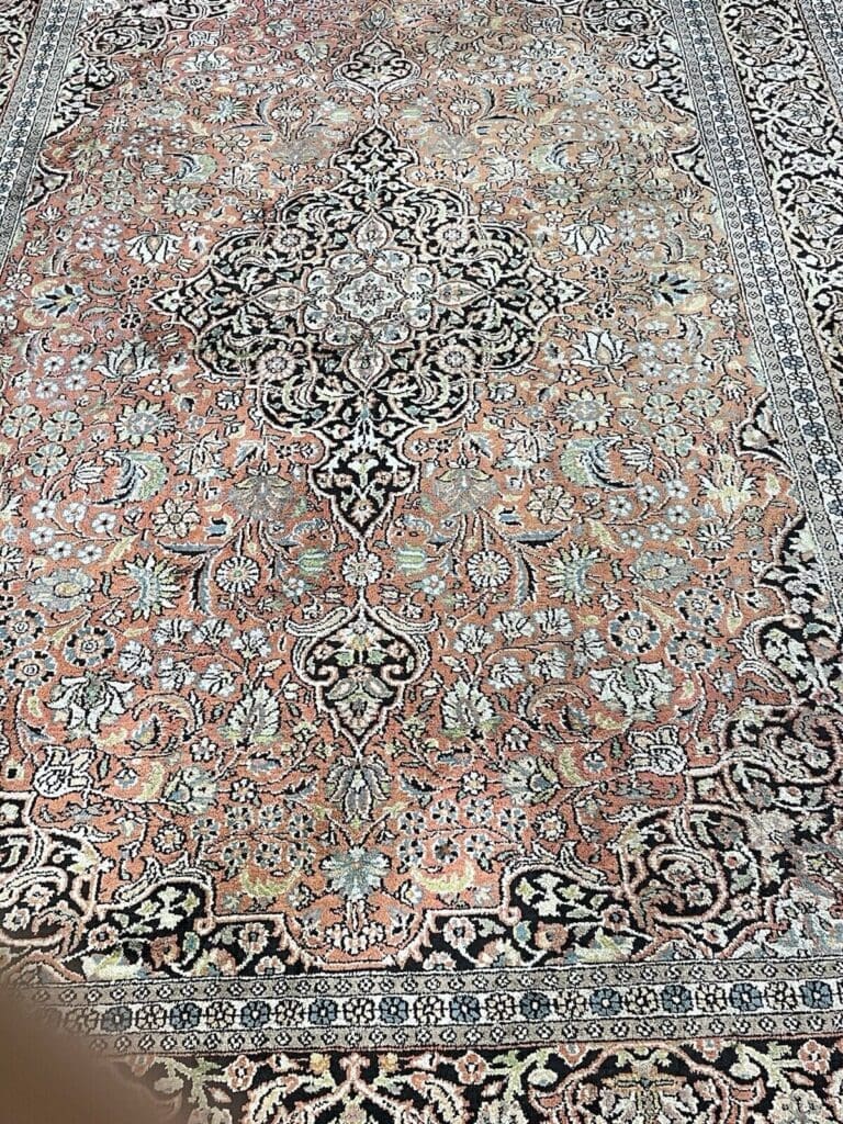Orientteppich Kaschmir 280 x 180 cm Seide handgeknüpft