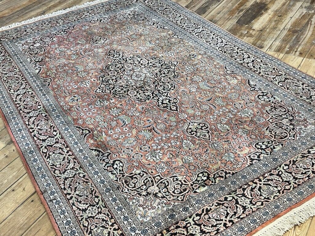 Orientteppich Kaschmir 280 x 180 cm Seide handgeknüpft