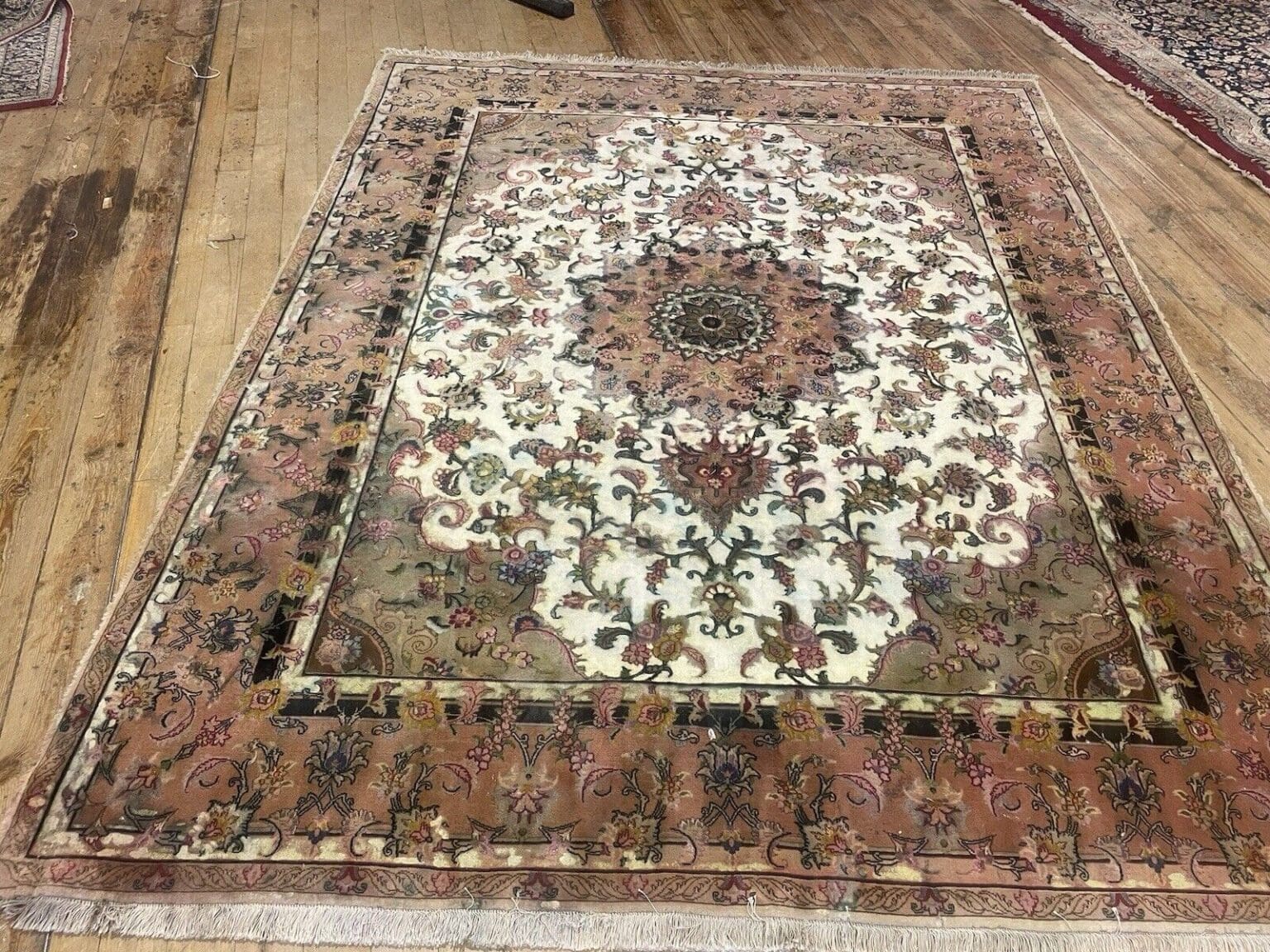 Perserteppich Tabriz 260x210 cm Wolle handgeknüpft