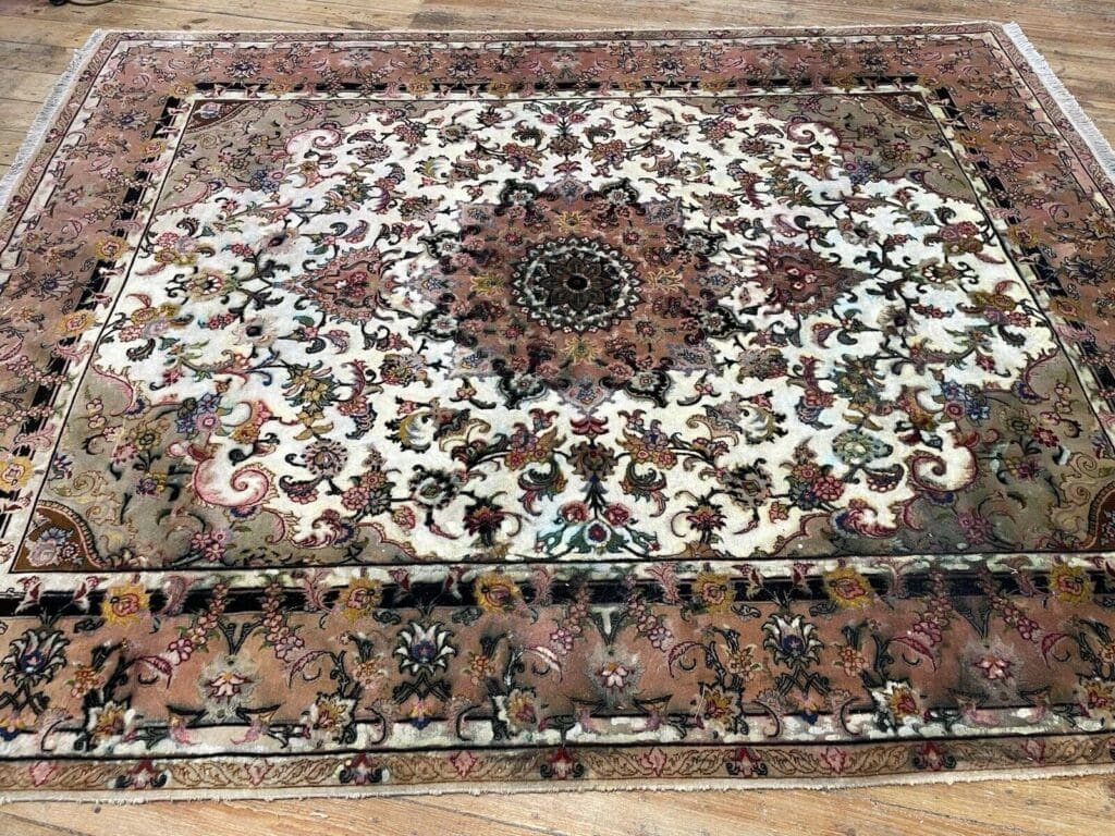 Perserteppich Tabriz 260x210 cm Wolle handgeknüpft
