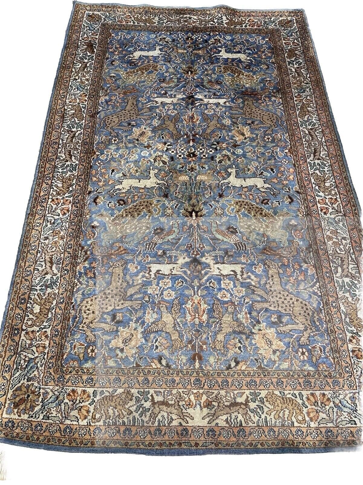Orientteppich Indien 155 x 90 cm Seide handgeknüpft