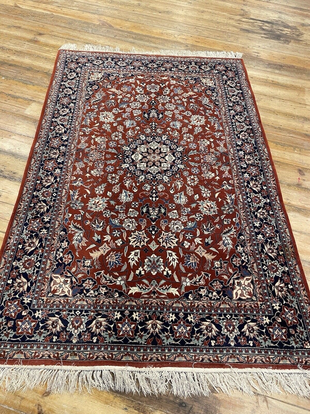 original-kaschmir-seiden-teppich-180x120-cm-320000-knoten-m-1-3 Orientteppich 180x120 cm Seide handgeknüpft