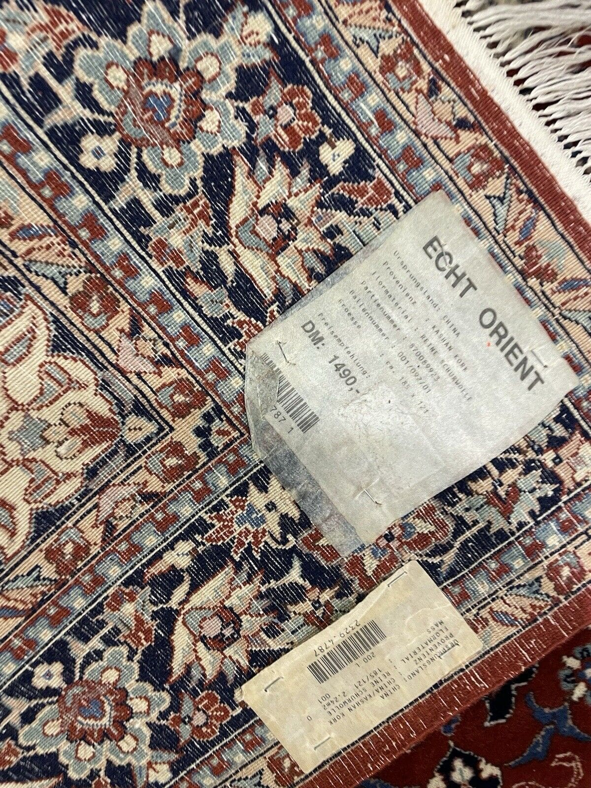 original-kaschmir-seiden-teppich-180x120-cm-320000-knoten-m-1-8 Orientteppich 180x120 cm Seide handgeknüpft