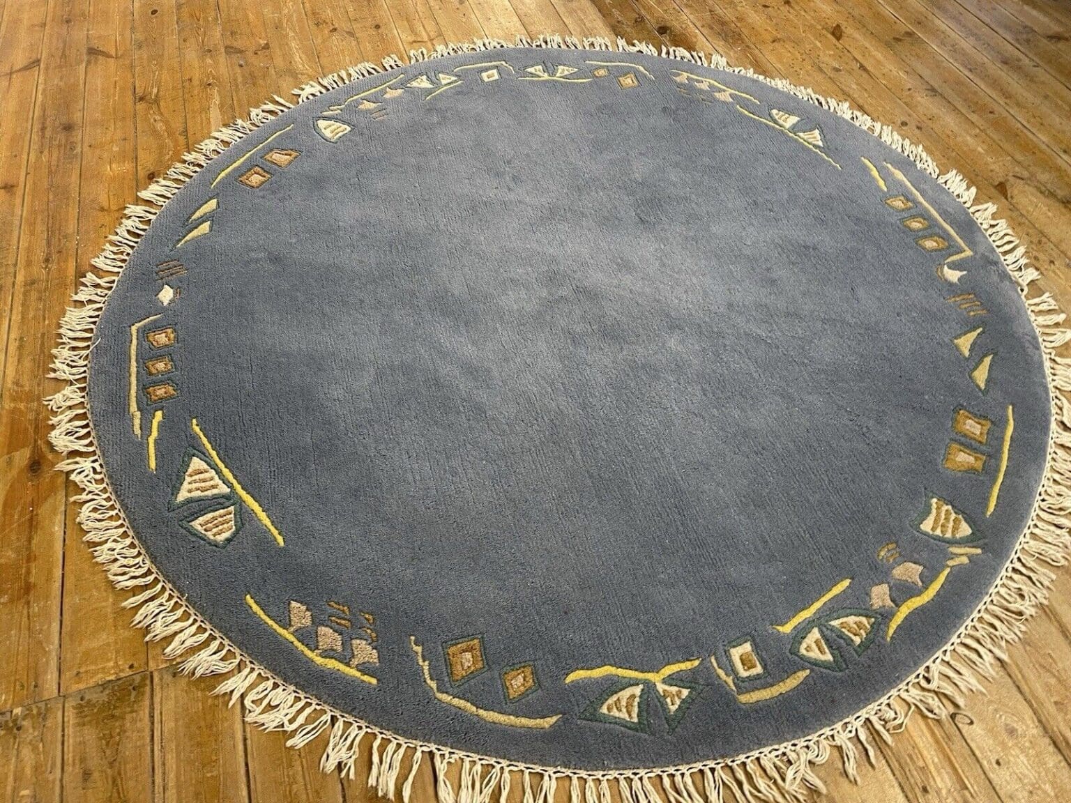 Orientteppich Nepal 200 cm rund Schurwolle handgeknüpft