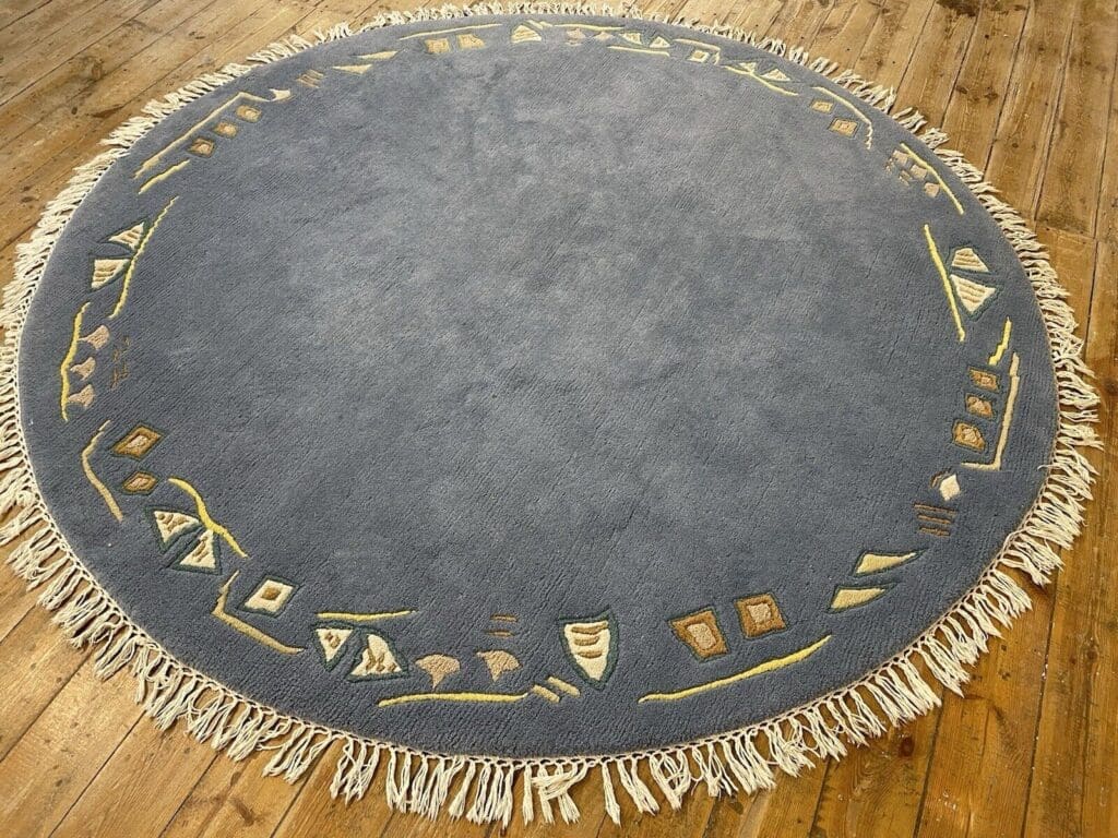 Orientteppich Nepal 200 cm rund Schurwolle handgeknüpft