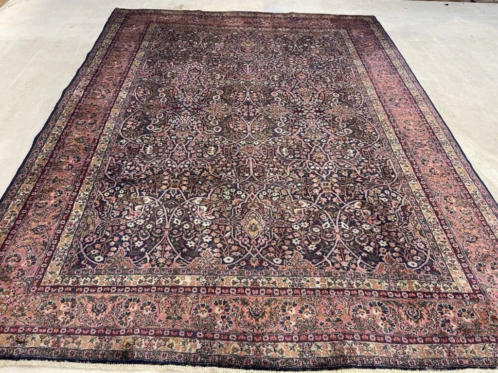 Orientteppich Kashmir 350x255 cm Seide handgeknüpft