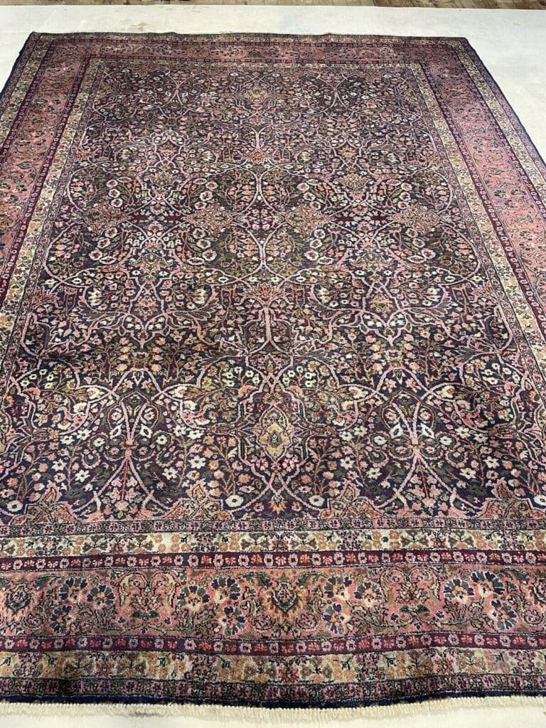 Orientteppich Kashmir 350x255 cm Seide handgeknüpft