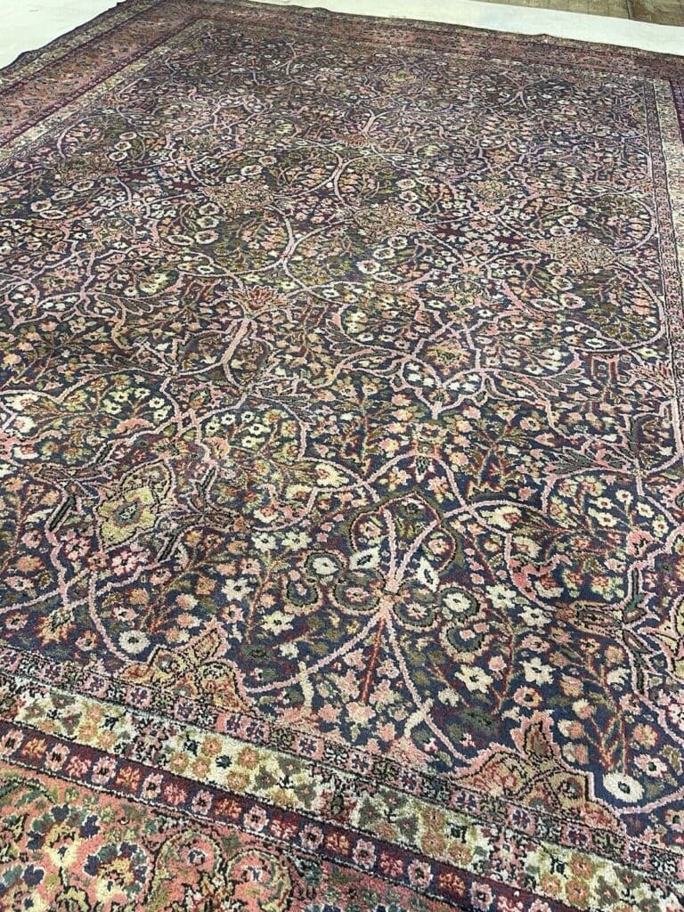 Orientteppich Kashmir 350x255 cm Seide handgeknüpft