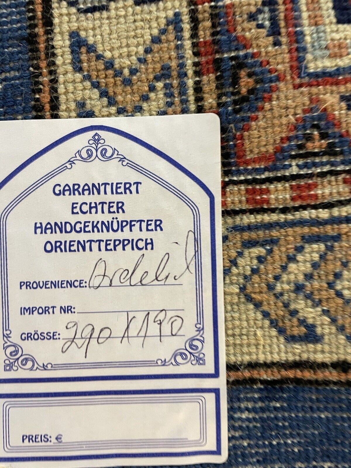 Perserteppich Sarough 300 x 200 cm Wolle handgeknüpft