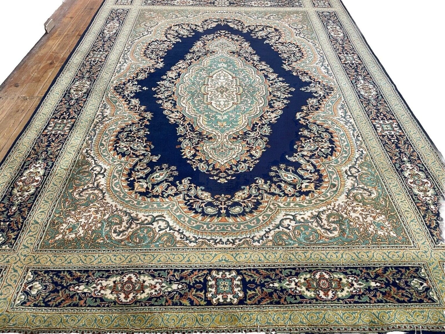 Perserteppich Kerman 367 x 267 cm Wolle handgeknüpft