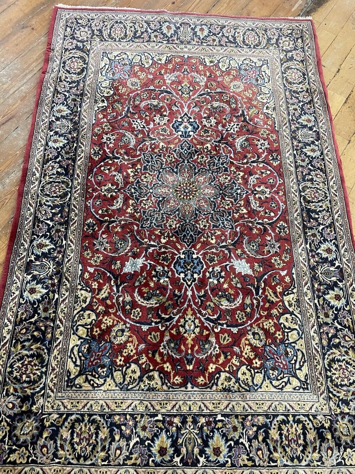 Perserteppich Nain 150x100 cm Wolle handgeknüpft