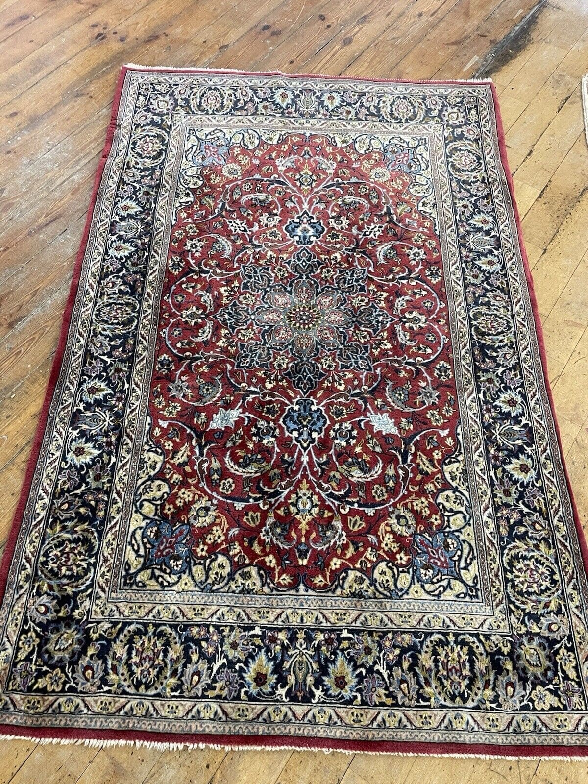 Perserteppich Nain 150x100 cm Wolle handgeknüpft