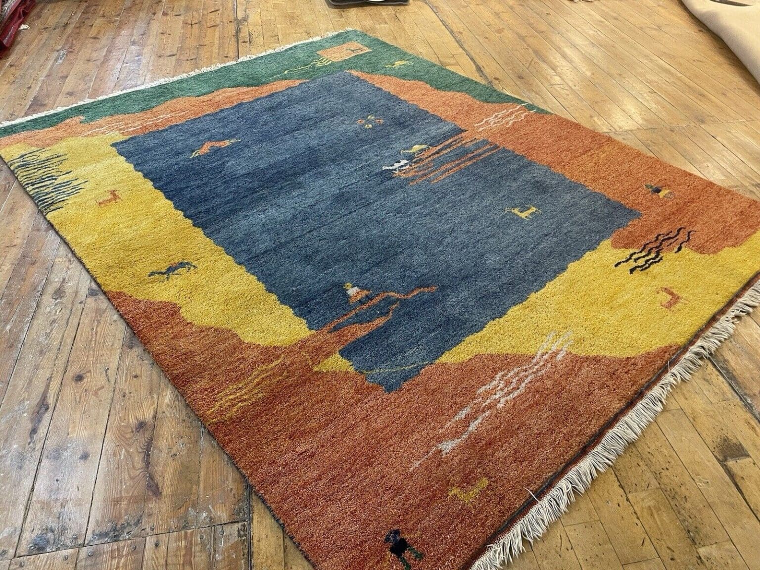 perserteppich-gabeh-260x205-cm-eleganter-gabbeh-teppich-aus-100-1-4 Perserteppich Shiraz 260 x 205 cm Wolle Handgeknüpft