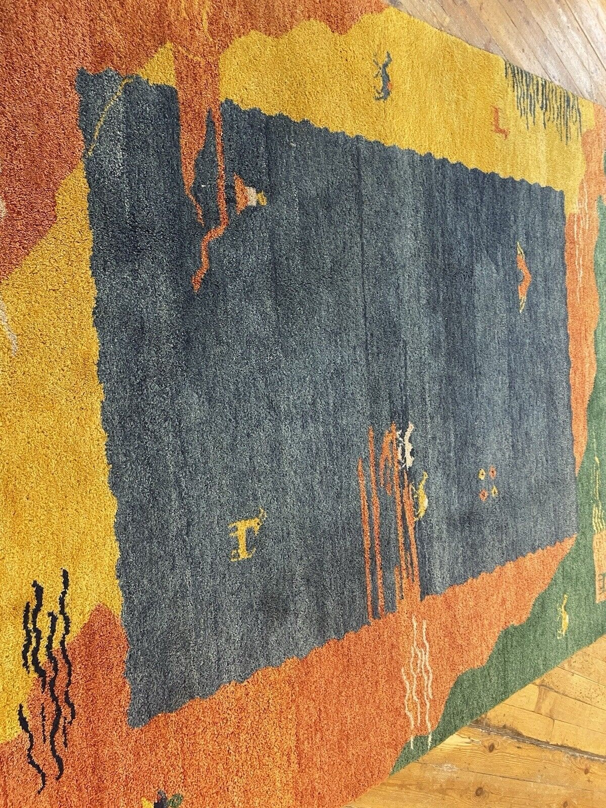 perserteppich-gabeh-260x205-cm-eleganter-gabbeh-teppich-aus-100-1-6 Perserteppich Shiraz 260 x 205 cm Wolle Handgeknüpft
