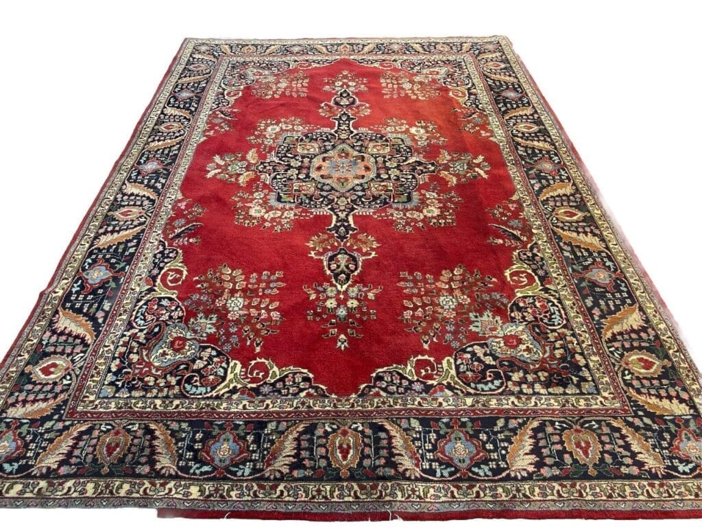 Perserteppich Kerman 300x205 cm Wolle handgeknüpft