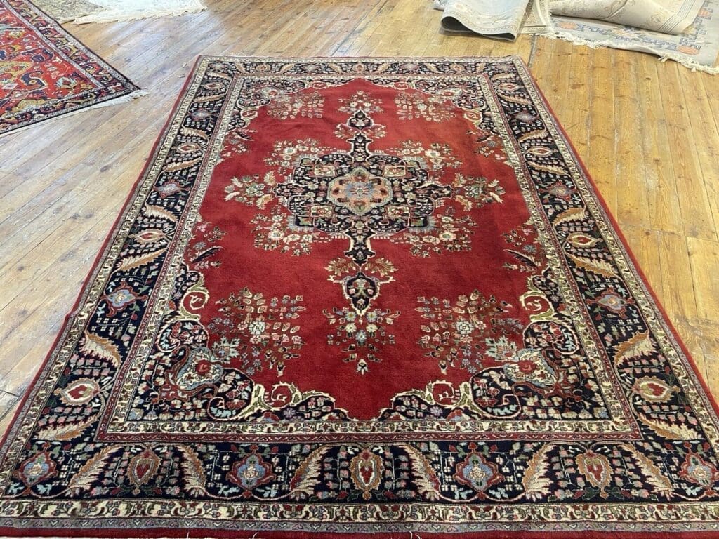 Perserteppich Kerman 300x205 cm Wolle handgeknüpft