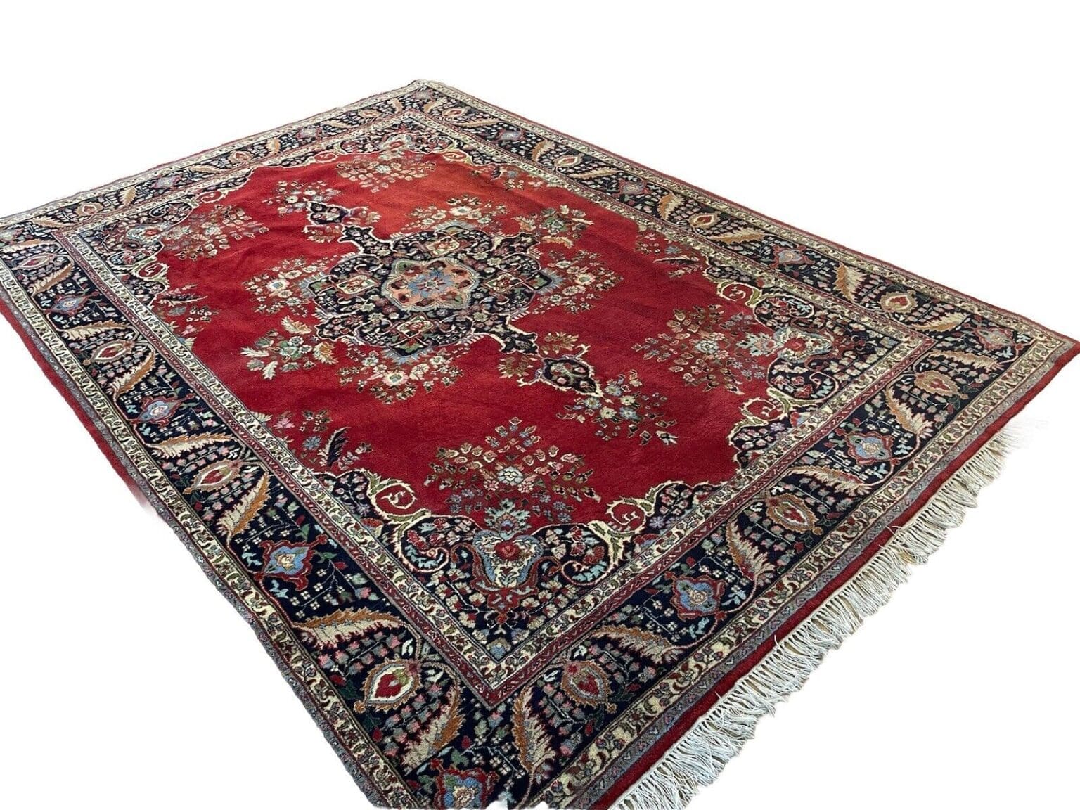 Perserteppich Kerman 300x205 cm Wolle handgeknüpft
