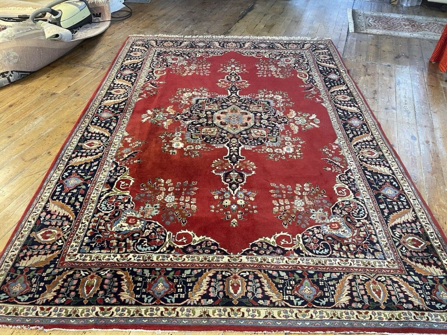 Perserteppich Kerman 300x205 cm Wolle handgeknüpft
