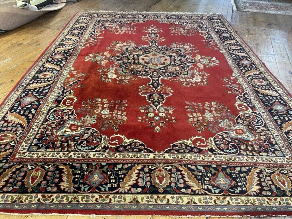 Perserteppich Kerman 300x205 cm Wolle handgeknüpft