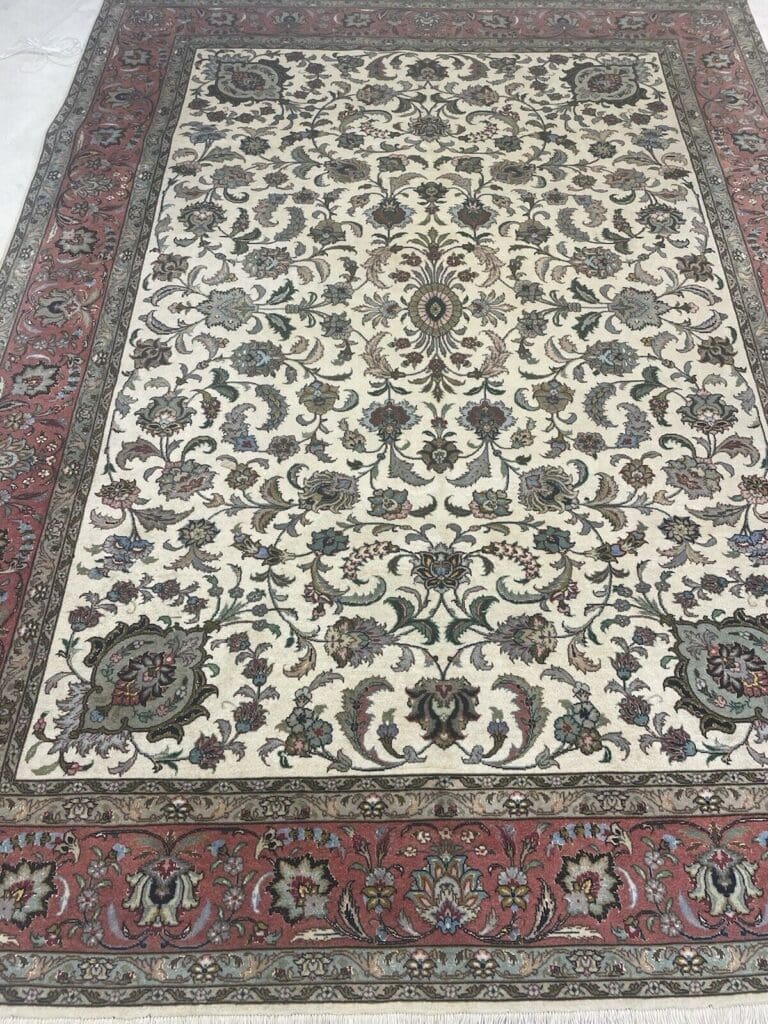 Perserteppich Tabriz 235x175 cm Wolle Seide handgeknüpft