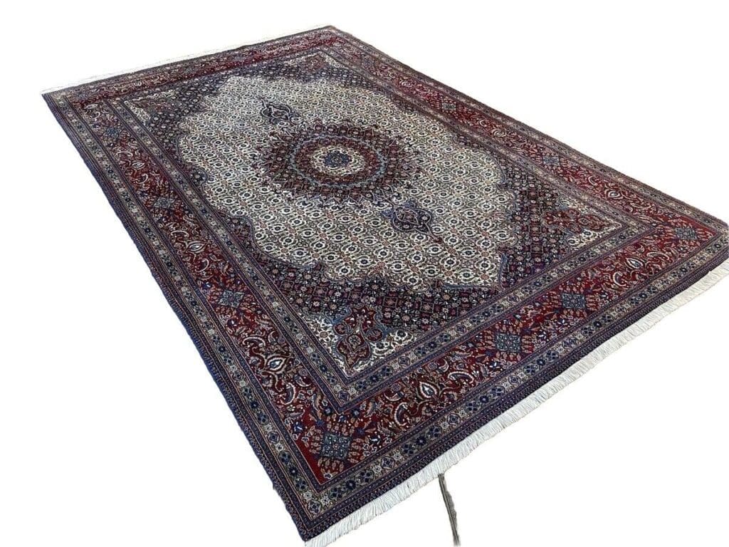 Perserteppich Moud 300x200 cm Wolle Seide handgeknüpft