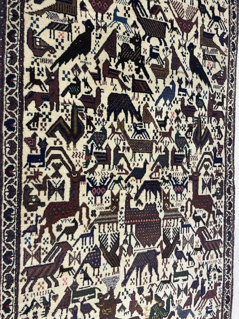 Perserteppich Abadeh 210x77 cm Wolle handgeknüpft
