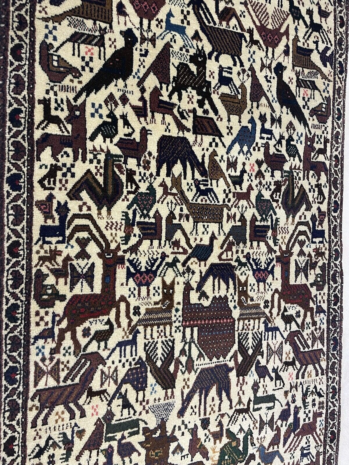 Perserteppich Abadeh 210x77 cm Wolle handgeknüpft