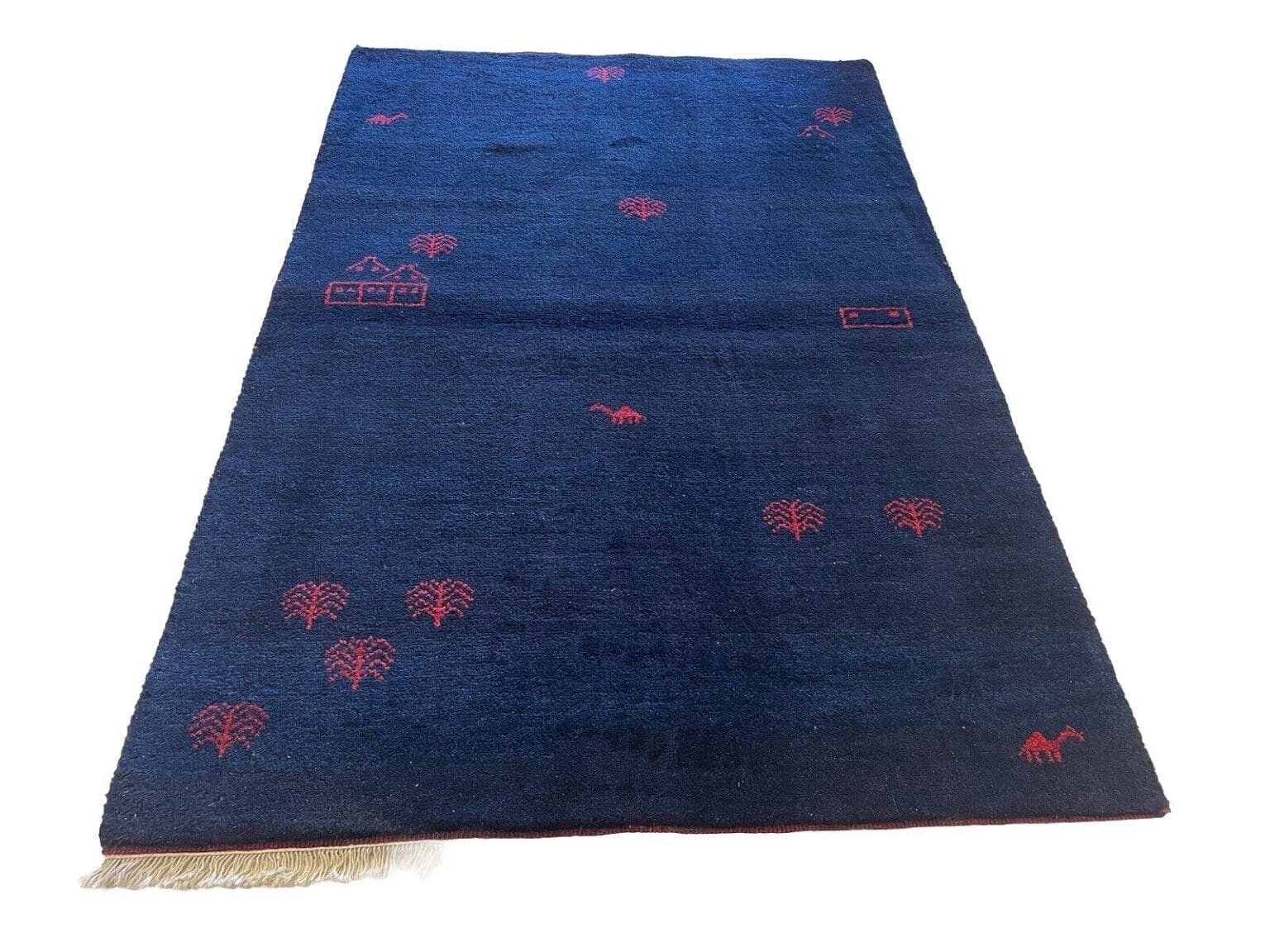 Perserteppich Gabbeh 180x120 cm Wolle handgeknüpft
