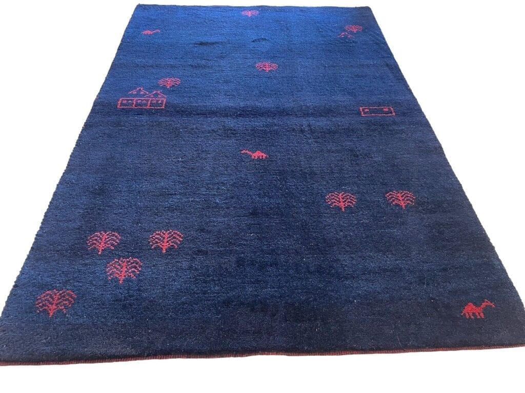 Perserteppich Gabbeh 180x120 cm Wolle handgeknüpft