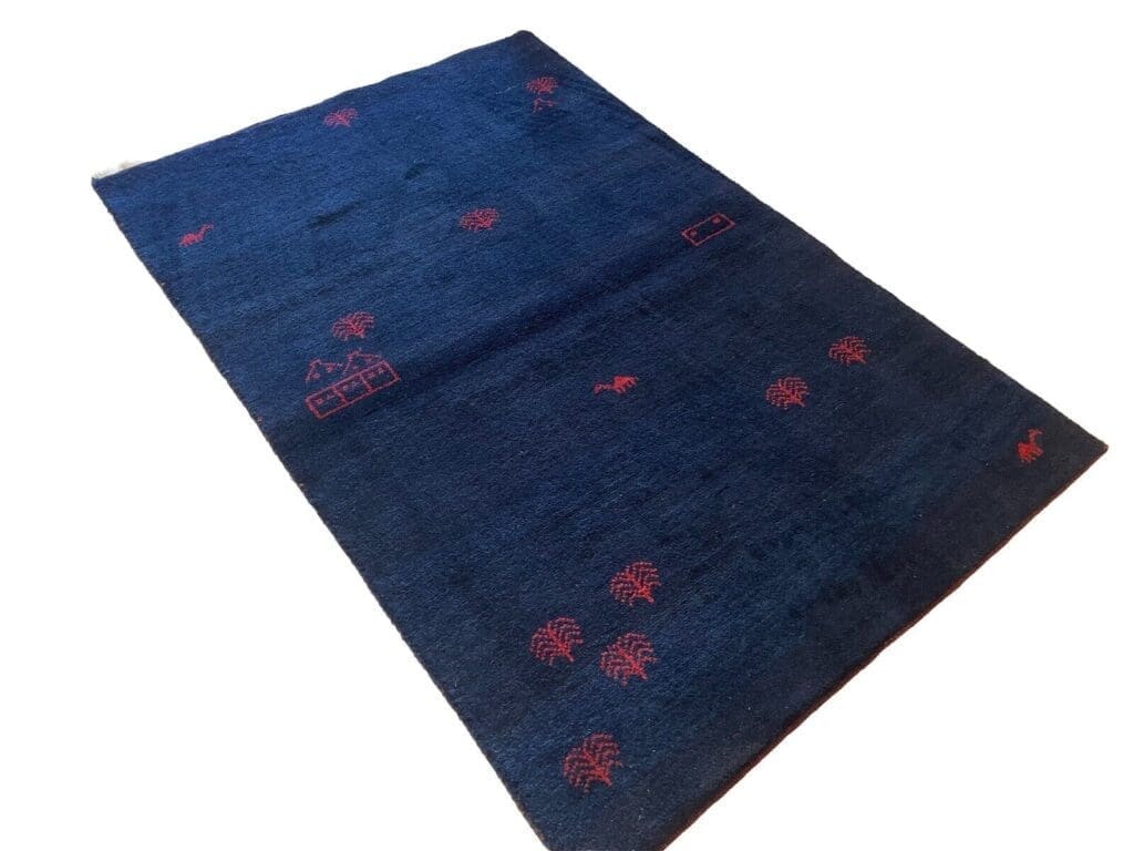 Perserteppich Gabbeh 180x120 cm Wolle handgeknüpft