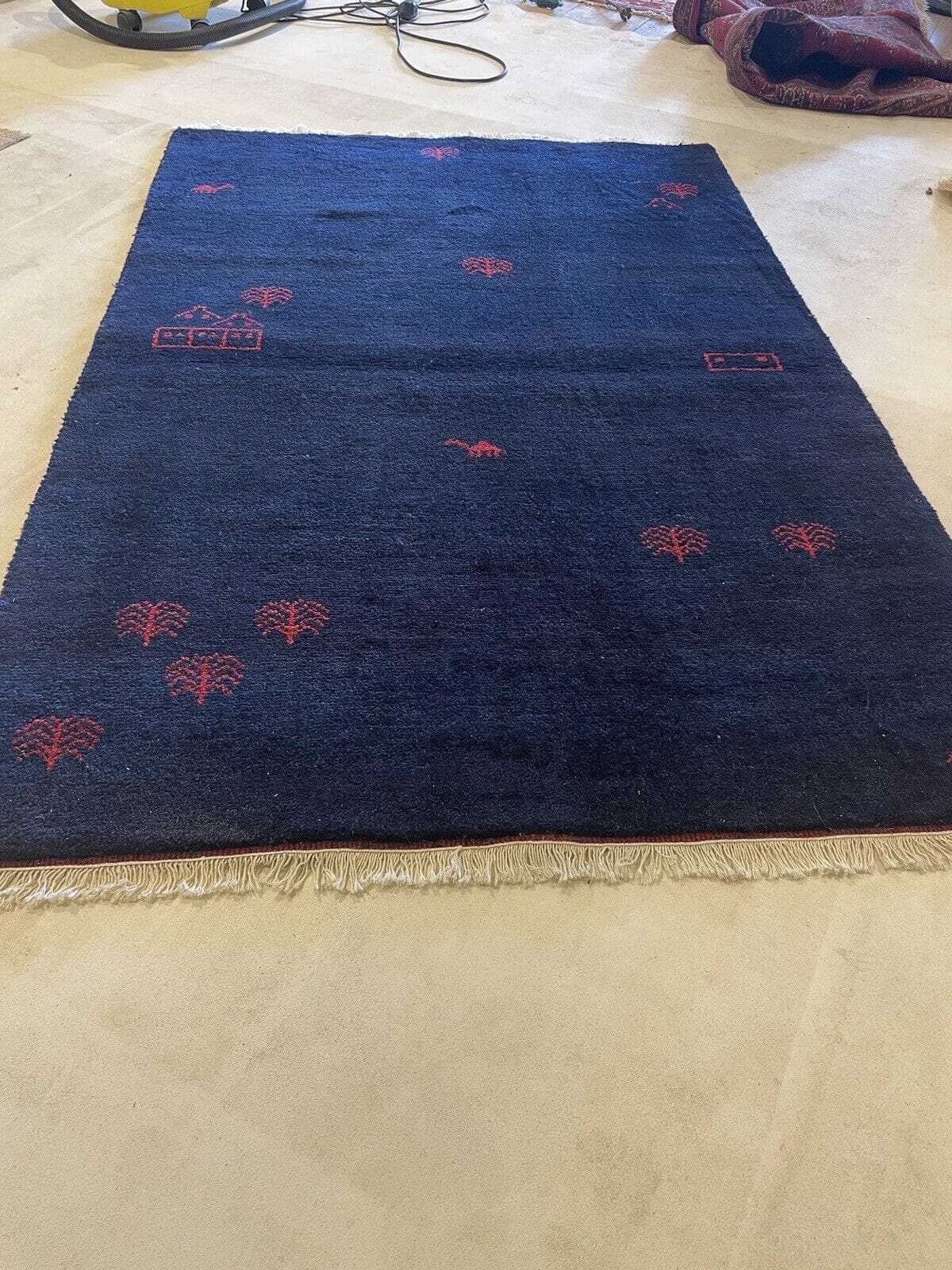 Perserteppich Gabbeh 180x120 cm Wolle handgeknüpft