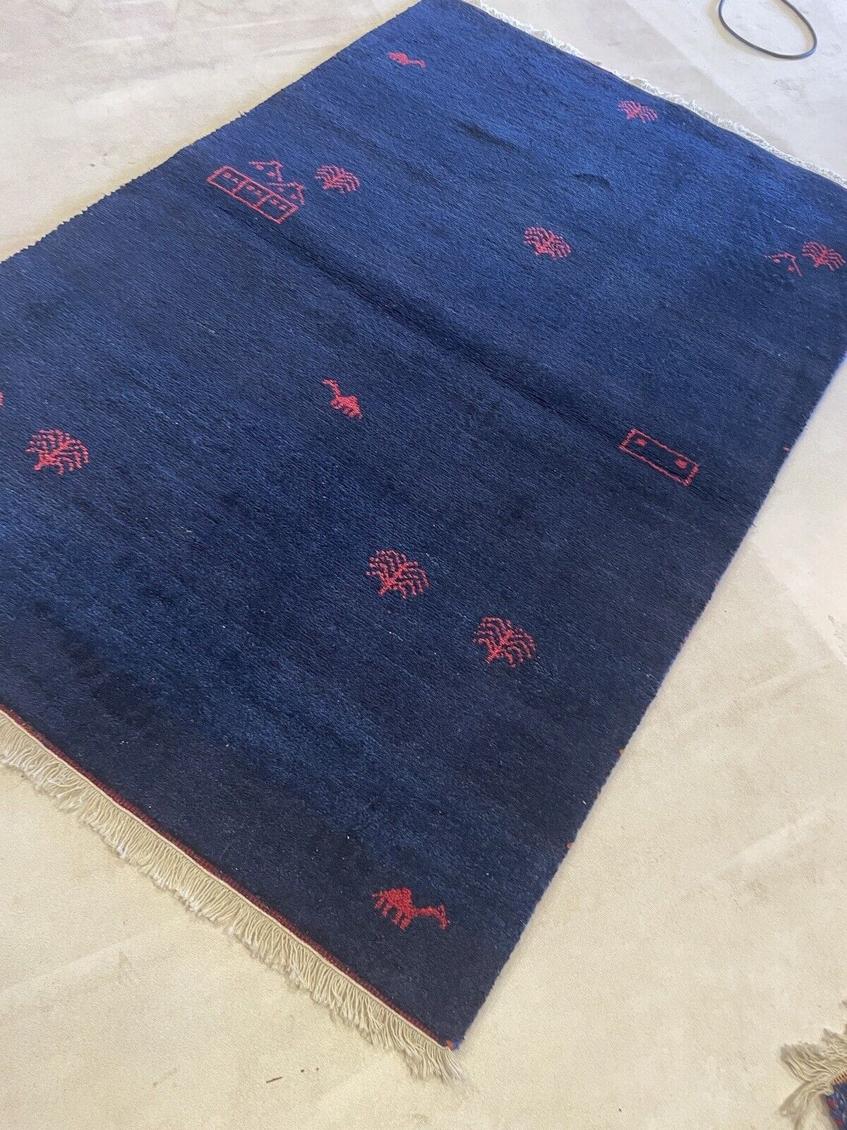 Perserteppich Gabbeh 180x120 cm Wolle handgeknüpft