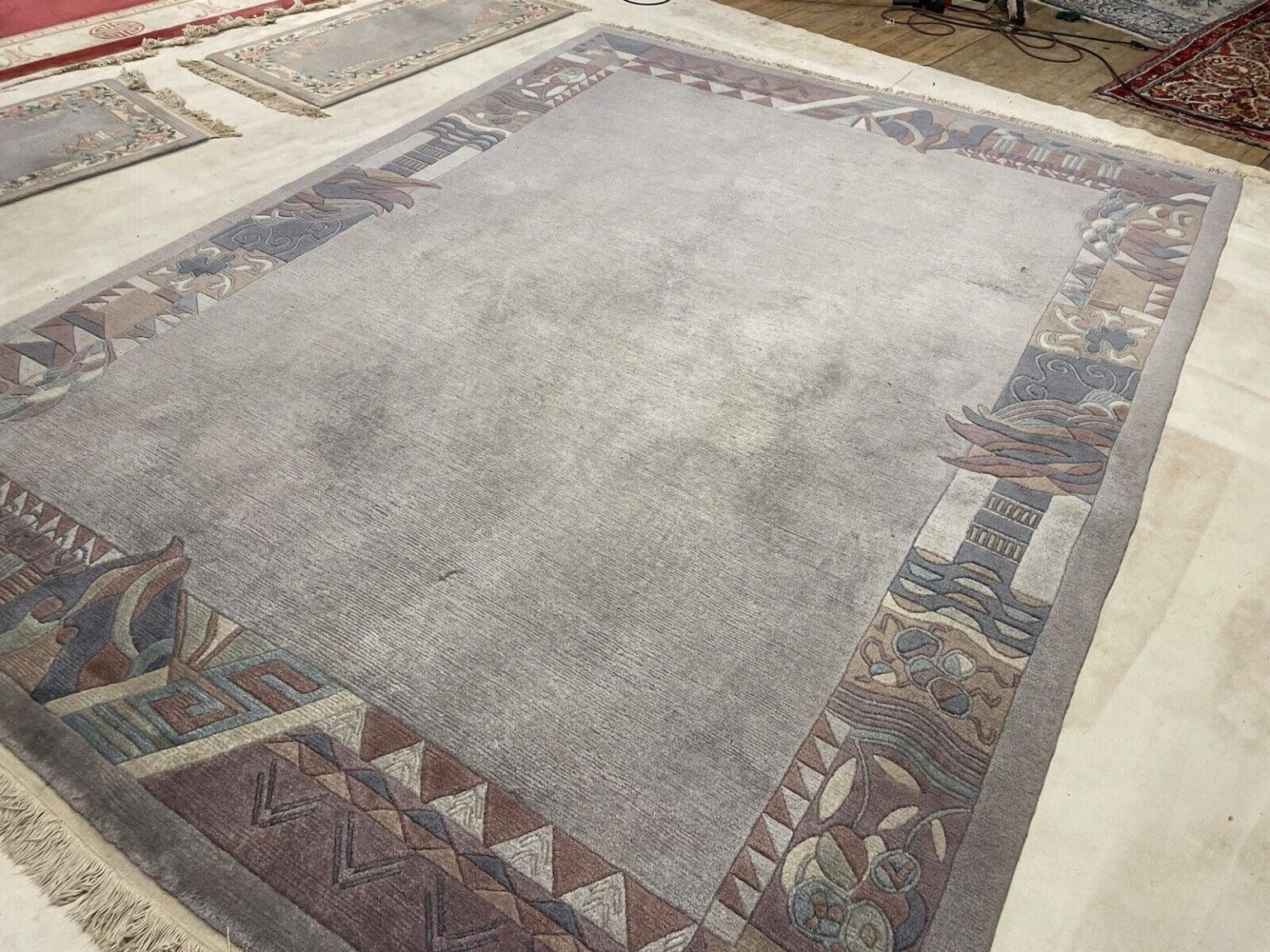 nepal-teppich-250-x-350-cm-15mm-florhohe-seltene-muster-1a-qualitat-fur-3 Orientteppich Nepal 250 x 350 cm Wolle handgeknüpft