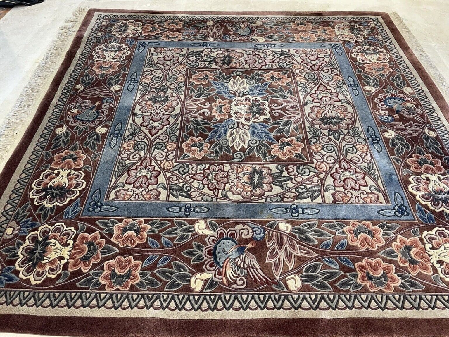 Orientteppich Royal Peking 250 x 250 cm Wolle handgeknüpft