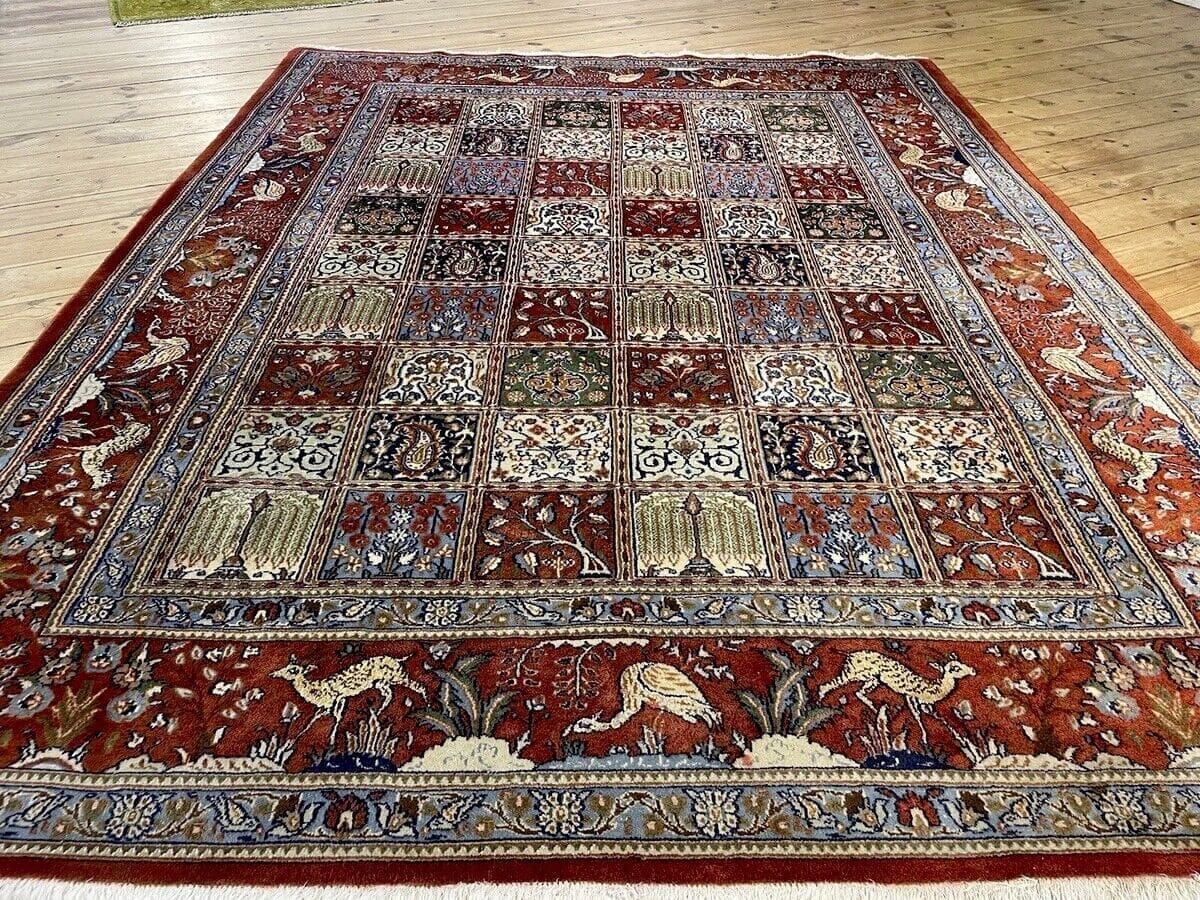 Perserteppich Moud 230x180 cm Seide Wolle handgeknüpft