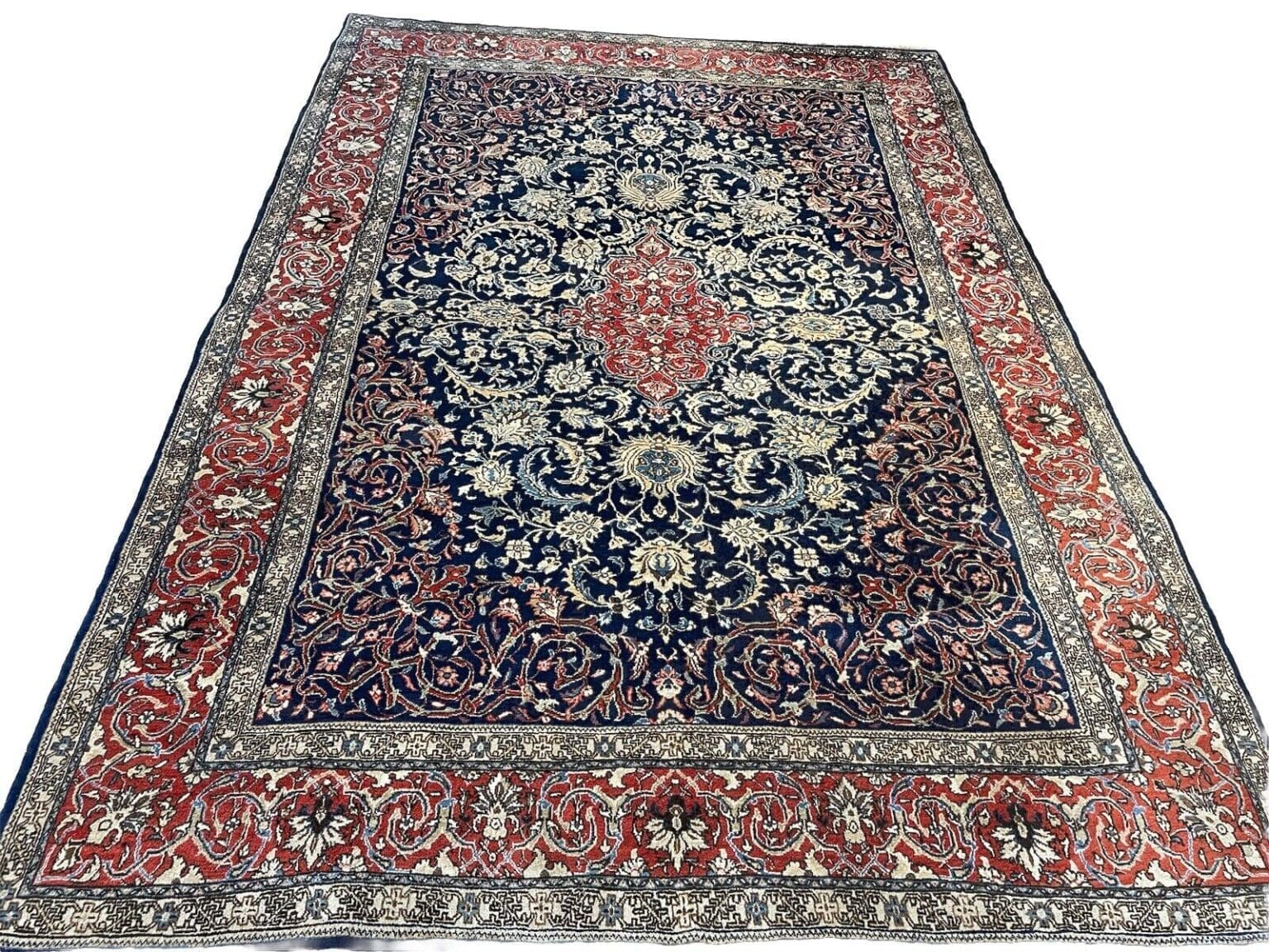 Perserteppich Sarough 310x220 cm Wolle handgeknüpft
