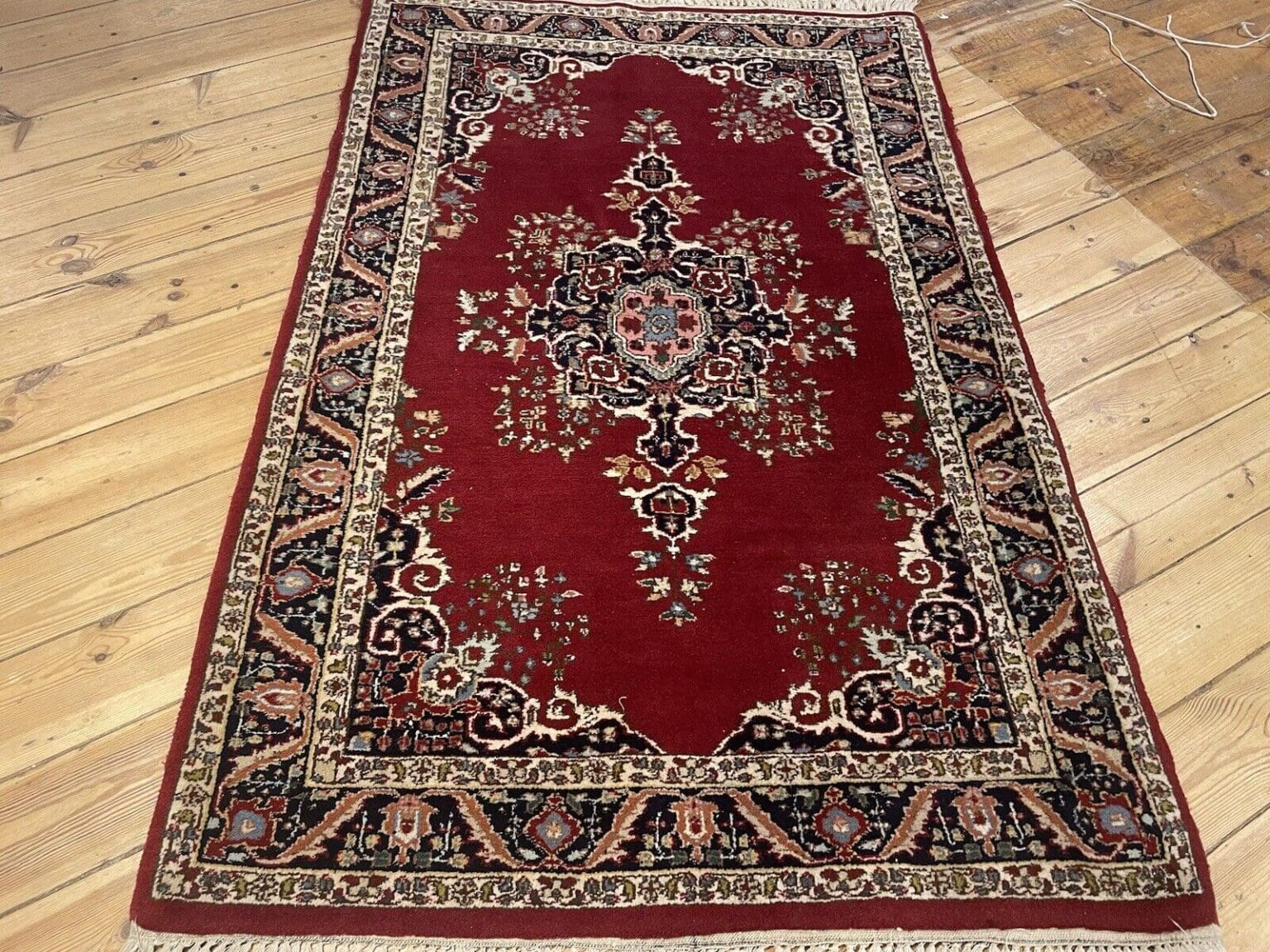 Orientteppich Kaschmir 160x100 cm Baumwolle handgeknüpft