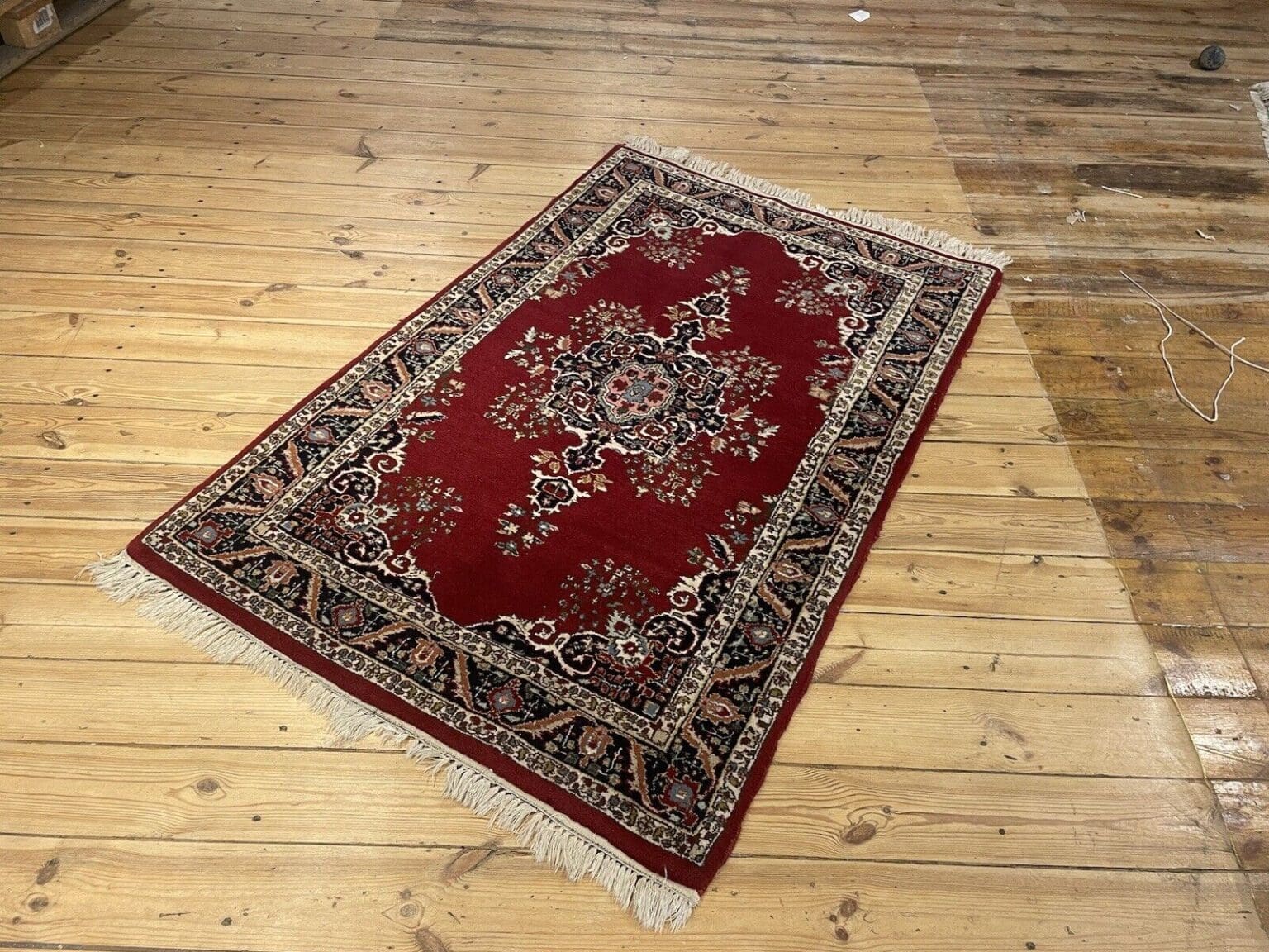 Orientteppich Kaschmir 160x100 cm Baumwolle handgeknüpft