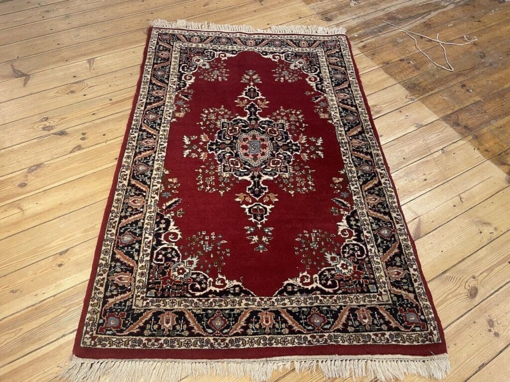 Orientteppich Kaschmir 160x100 cm Baumwolle handgeknüpft