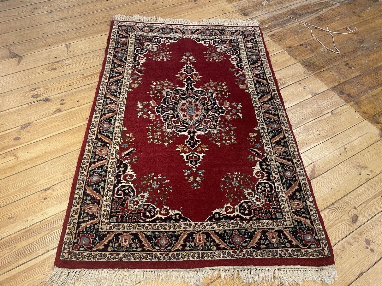 Orientteppich Kaschmir 160x100 cm Baumwolle handgeknüpft