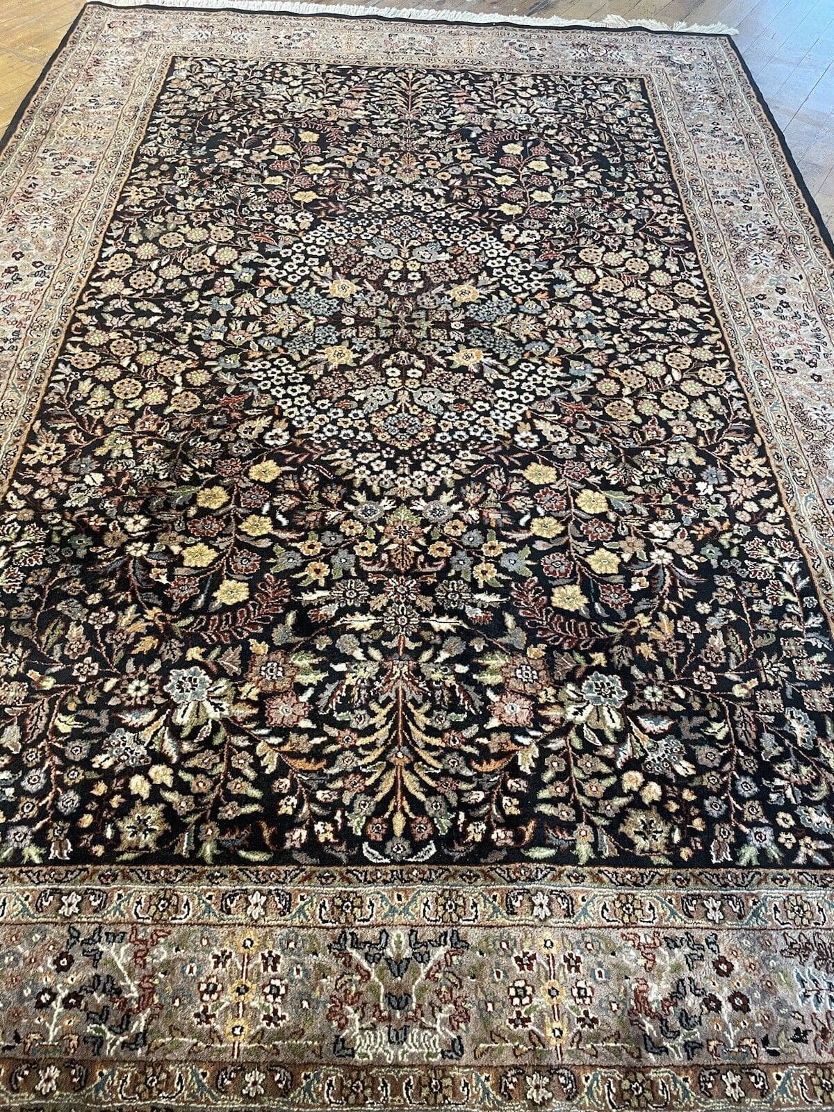 Orientteppich 296x206 cm Schurwolle handgeknüpft