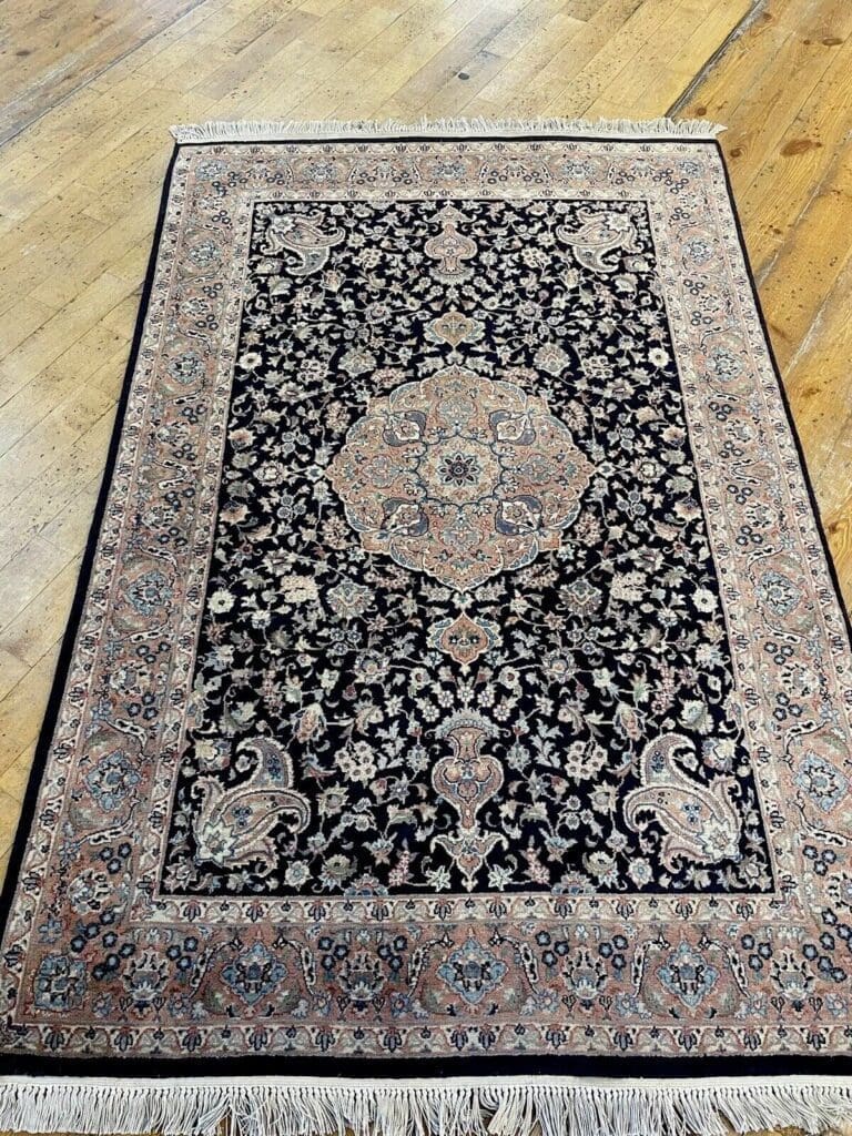 Orientteppich Kashmir 185 x 120 cm Wolle handgeknüpft