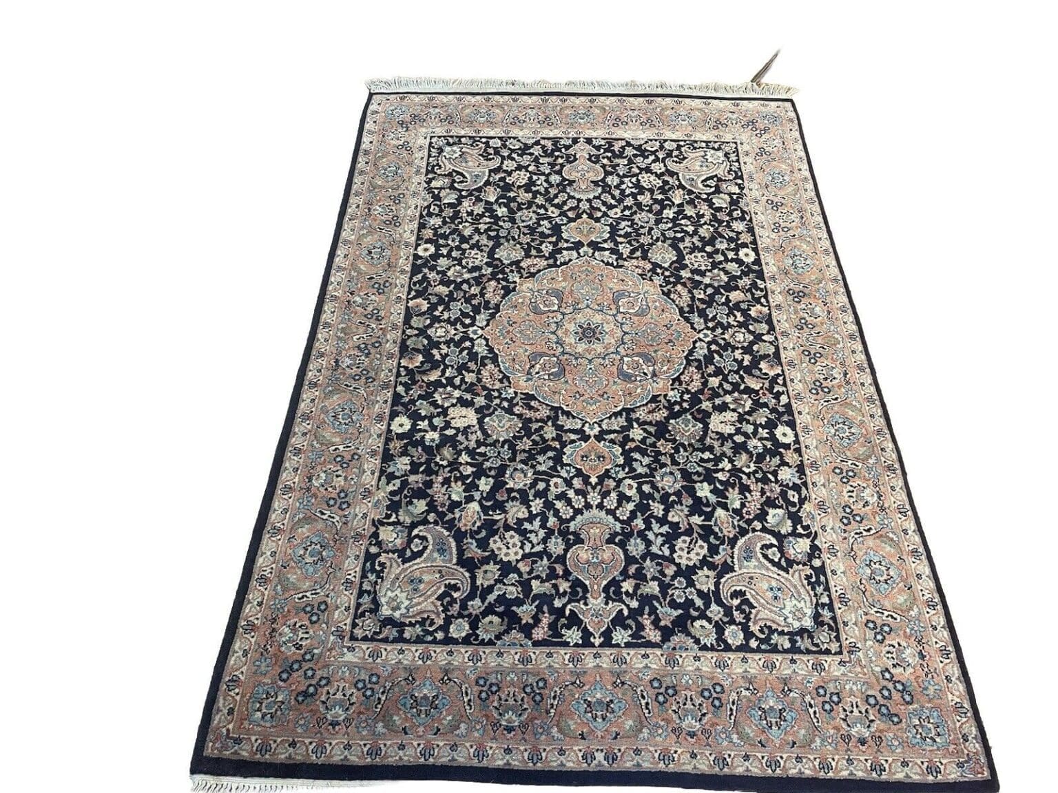 Orientteppich Kashmir 185 x 120 cm Wolle handgeknüpft