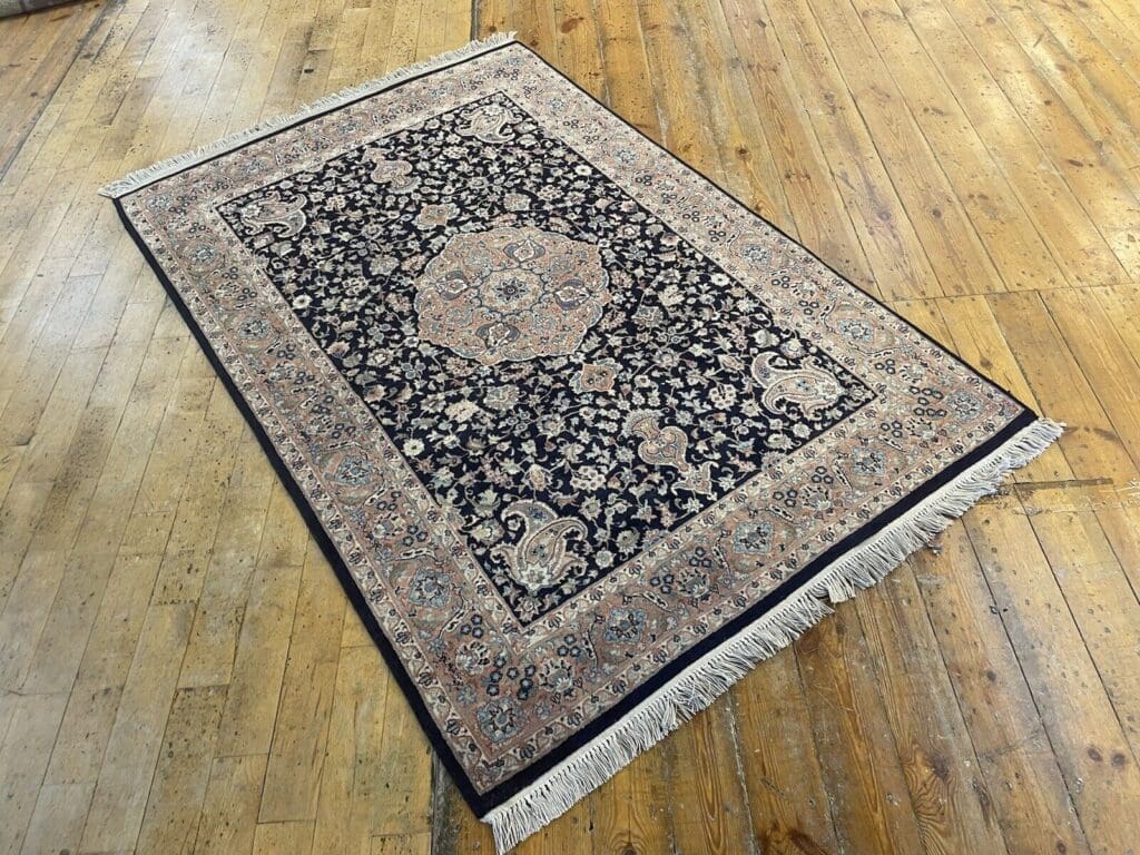 Orientteppich Kashmir 185 x 120 cm Wolle handgeknüpft