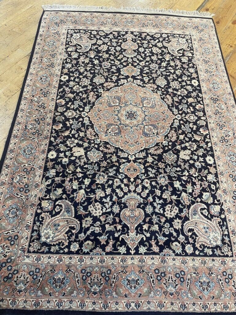 Orientteppich Kashmir 185 x 120 cm Wolle handgeknüpft