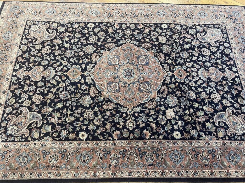 Orientteppich Kashmir 185 x 120 cm Wolle handgeknüpft