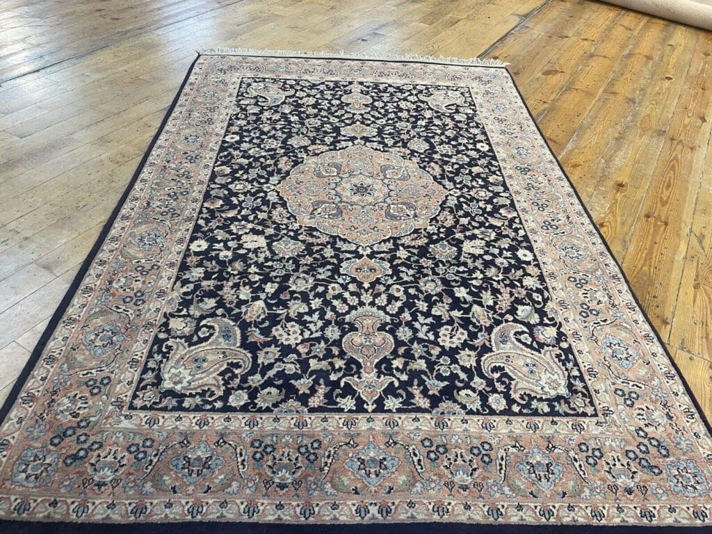 Orientteppich Kashmir 185 x 120 cm Wolle handgeknüpft